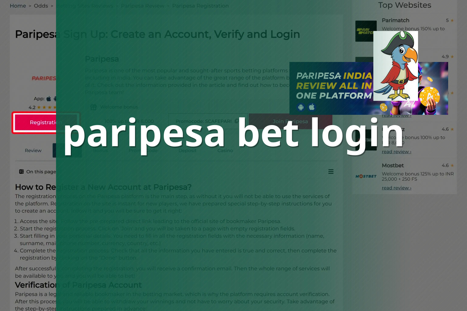 paripesa bet login - gaming_brand