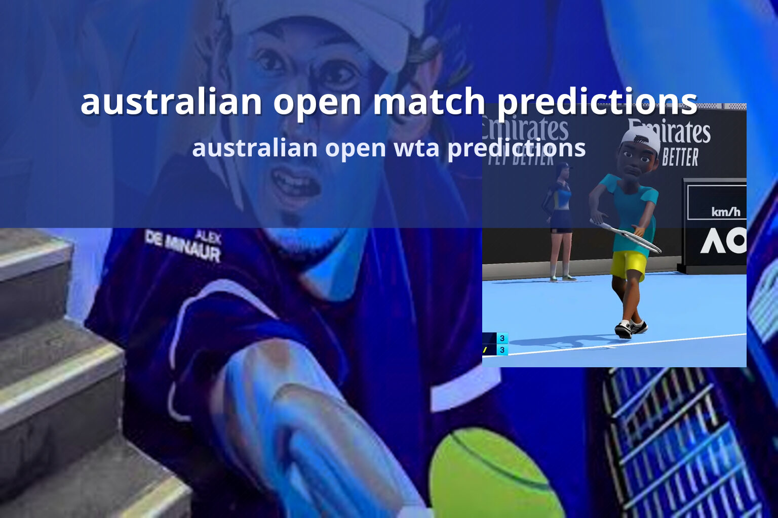 australian open match predictions - sportsbook