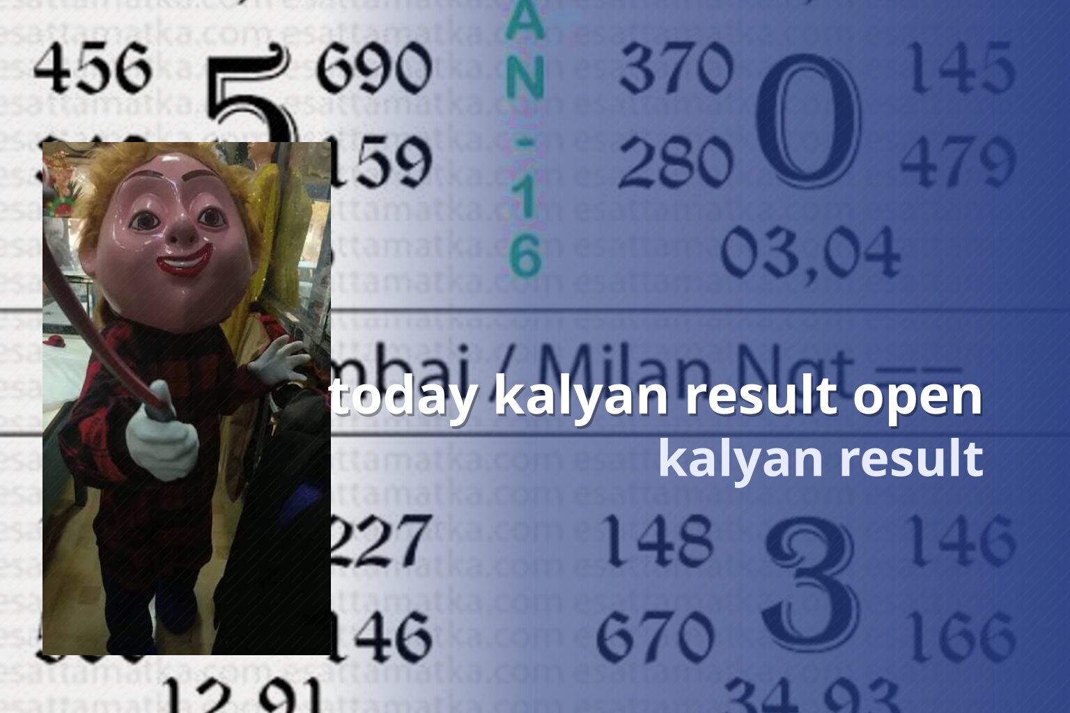 today kalyan result open kalyan result