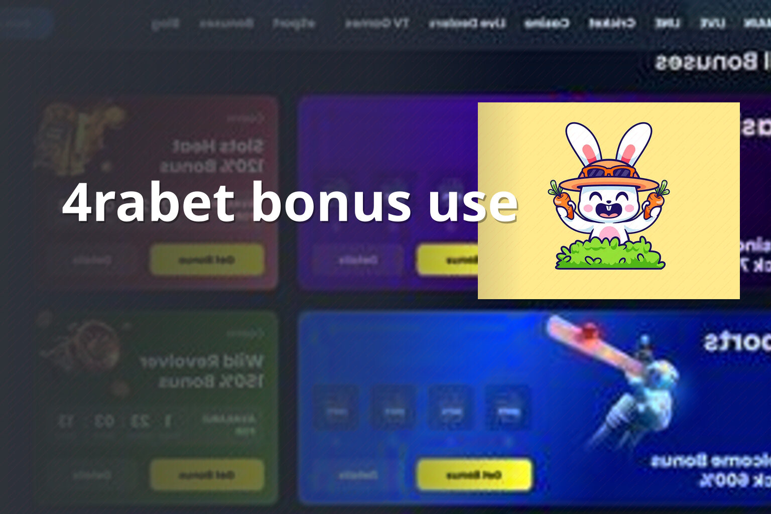 4rabet bonus use - gaming_brand