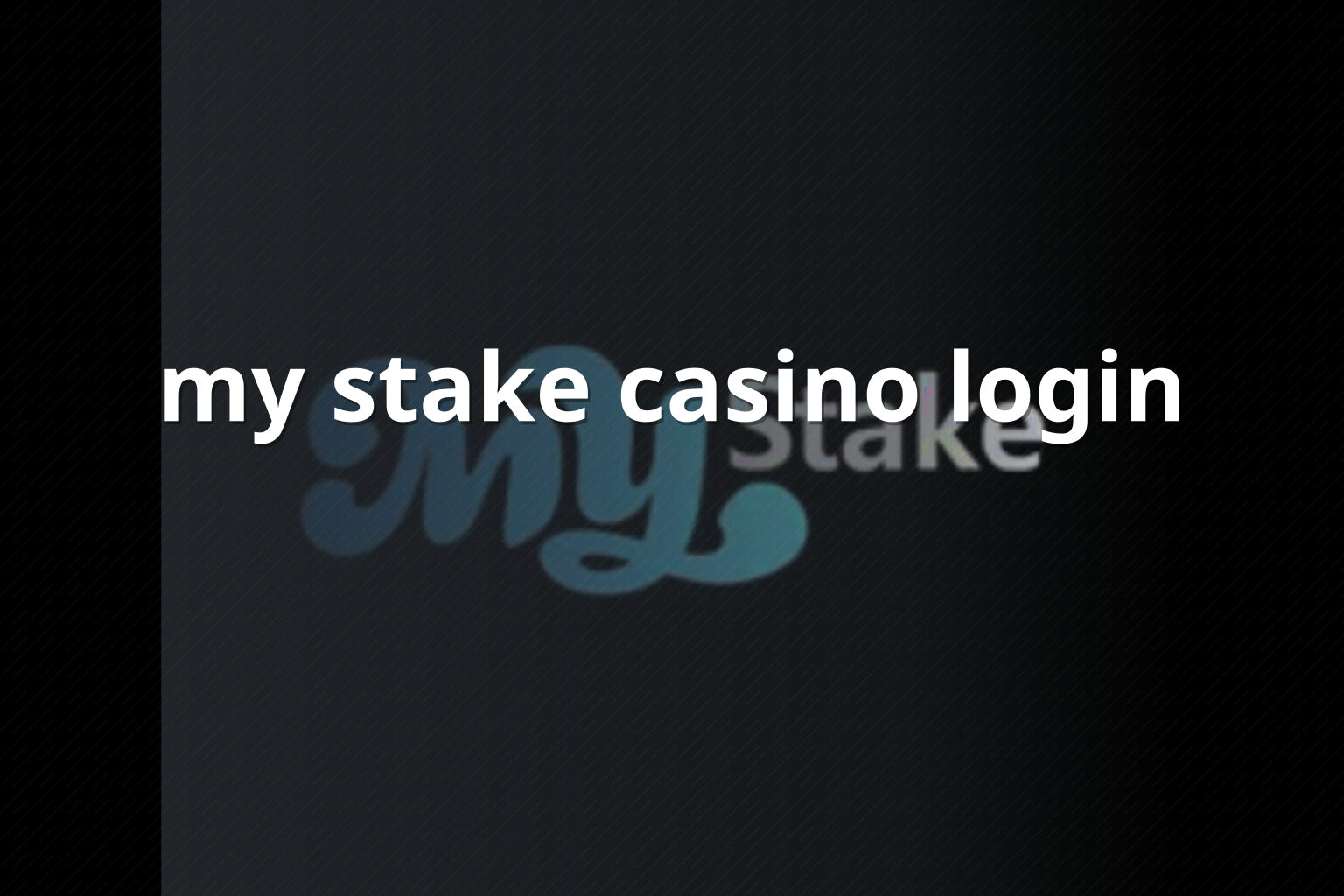 my stake casino login - gaming_brand