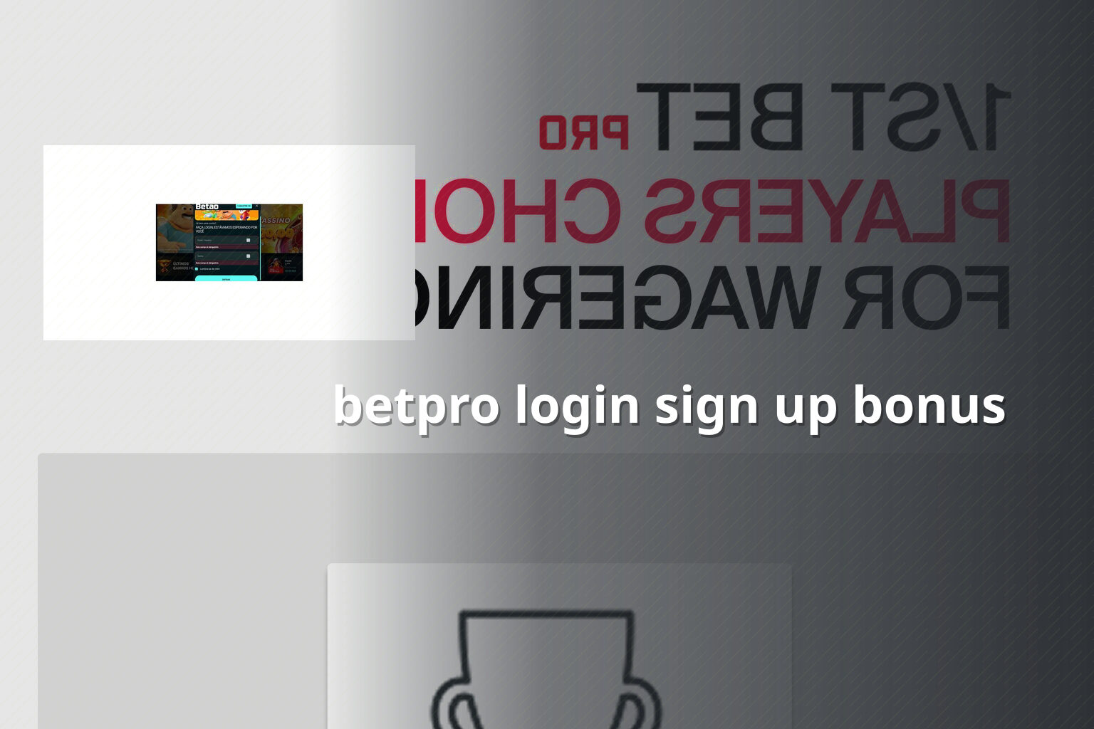 betpro login sign up bonus - gaming_brand