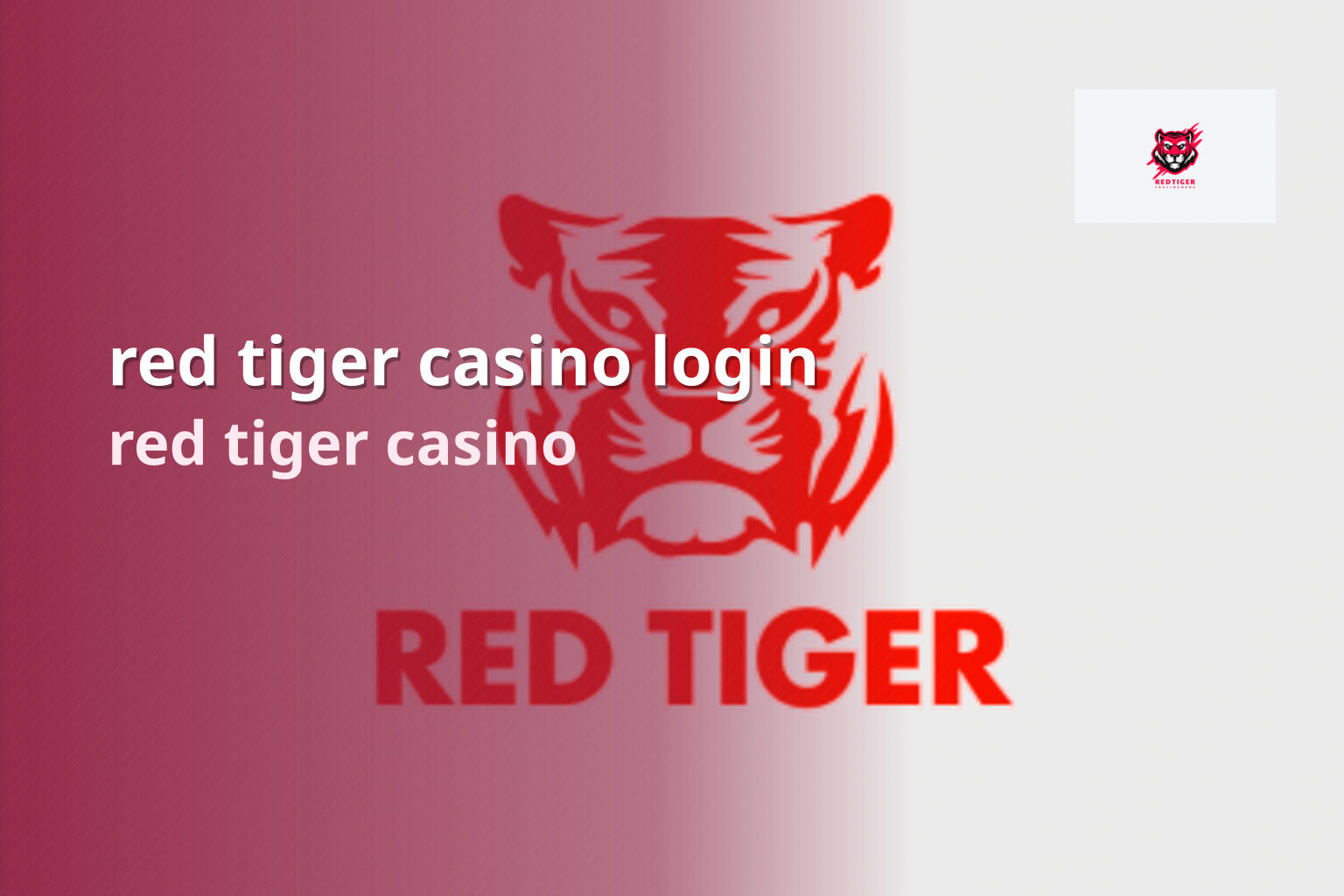 red tiger casino login - casino