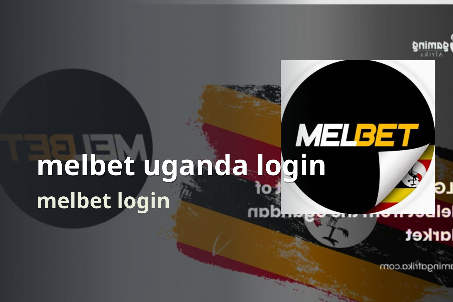 melbet uganda login - gaming_brand