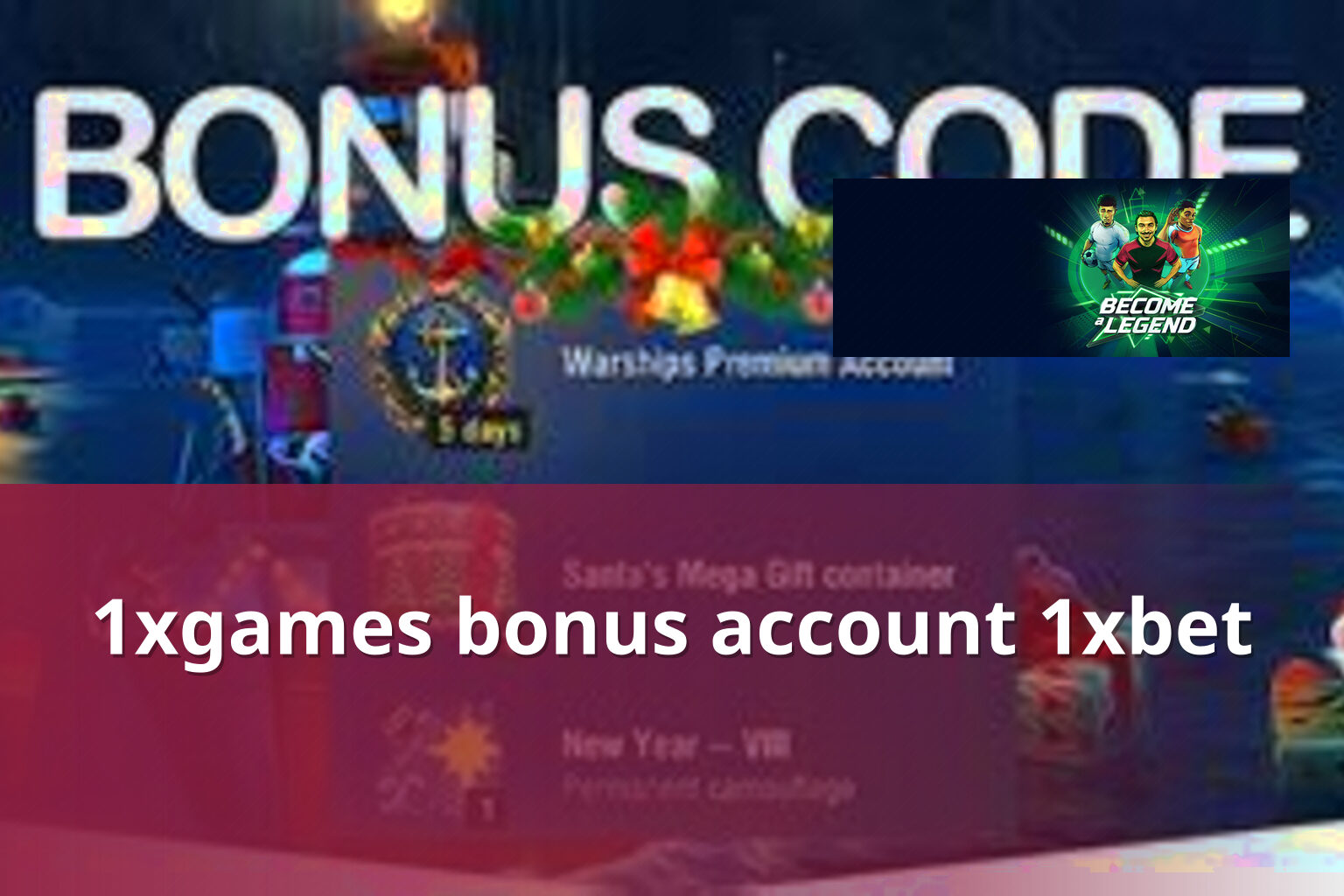 1xgames bonus account 1xbet - gaming_brand