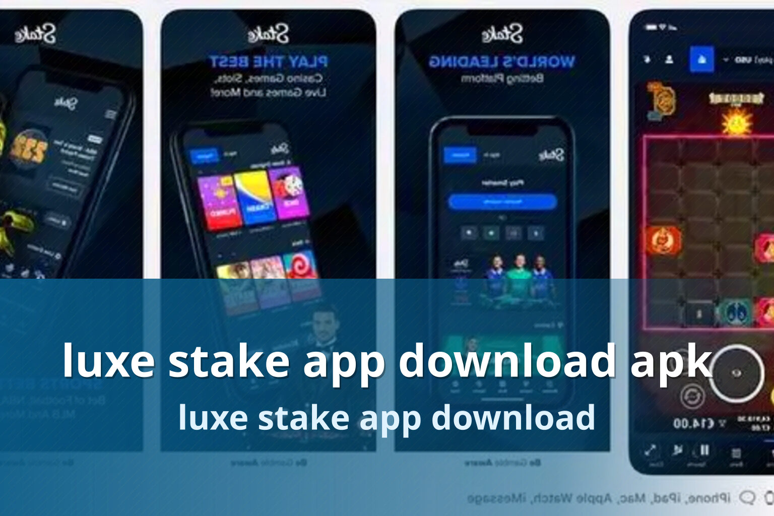 luxe stake app download apk - gaming_brand