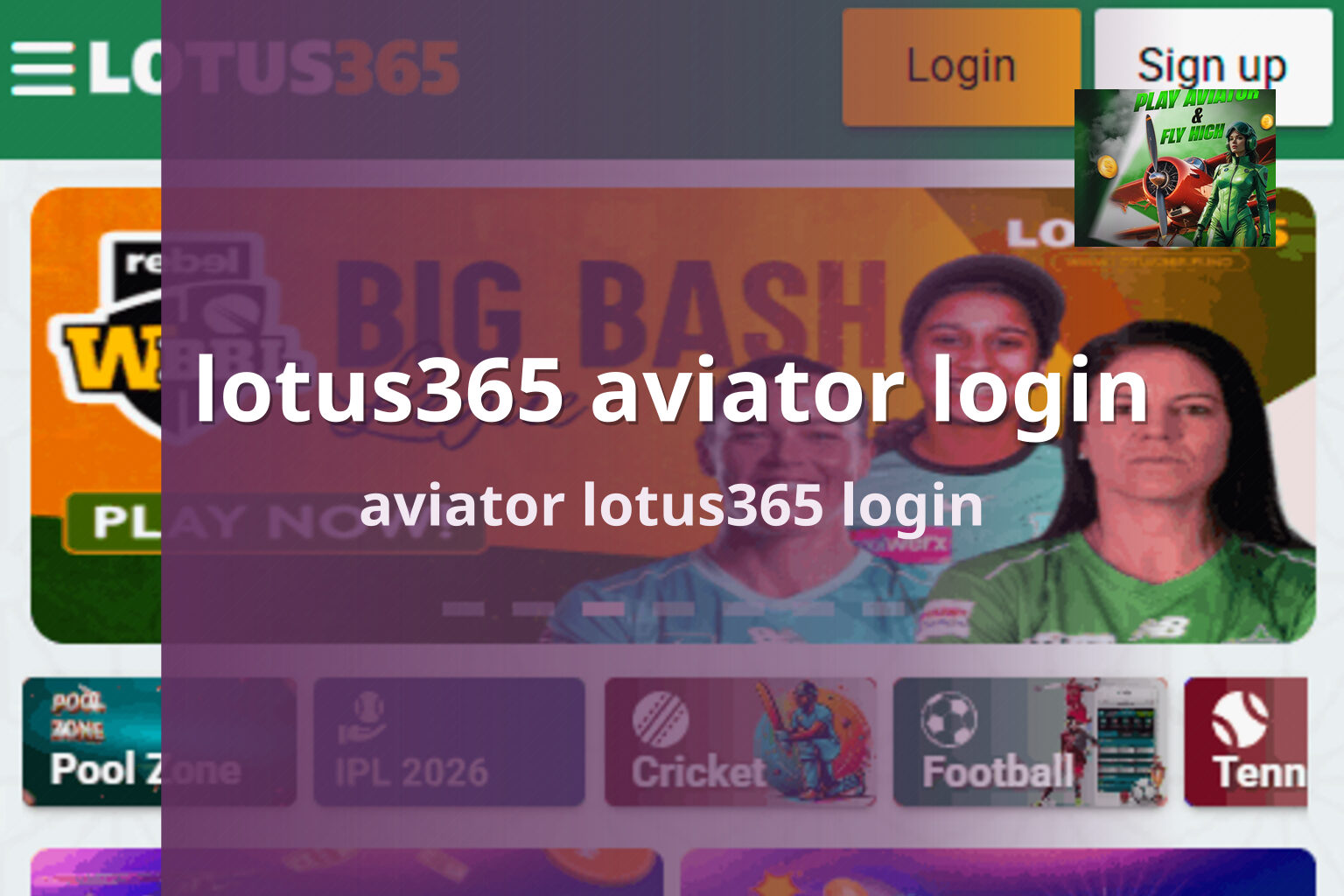 lotus365 aviator login - gaming_brand