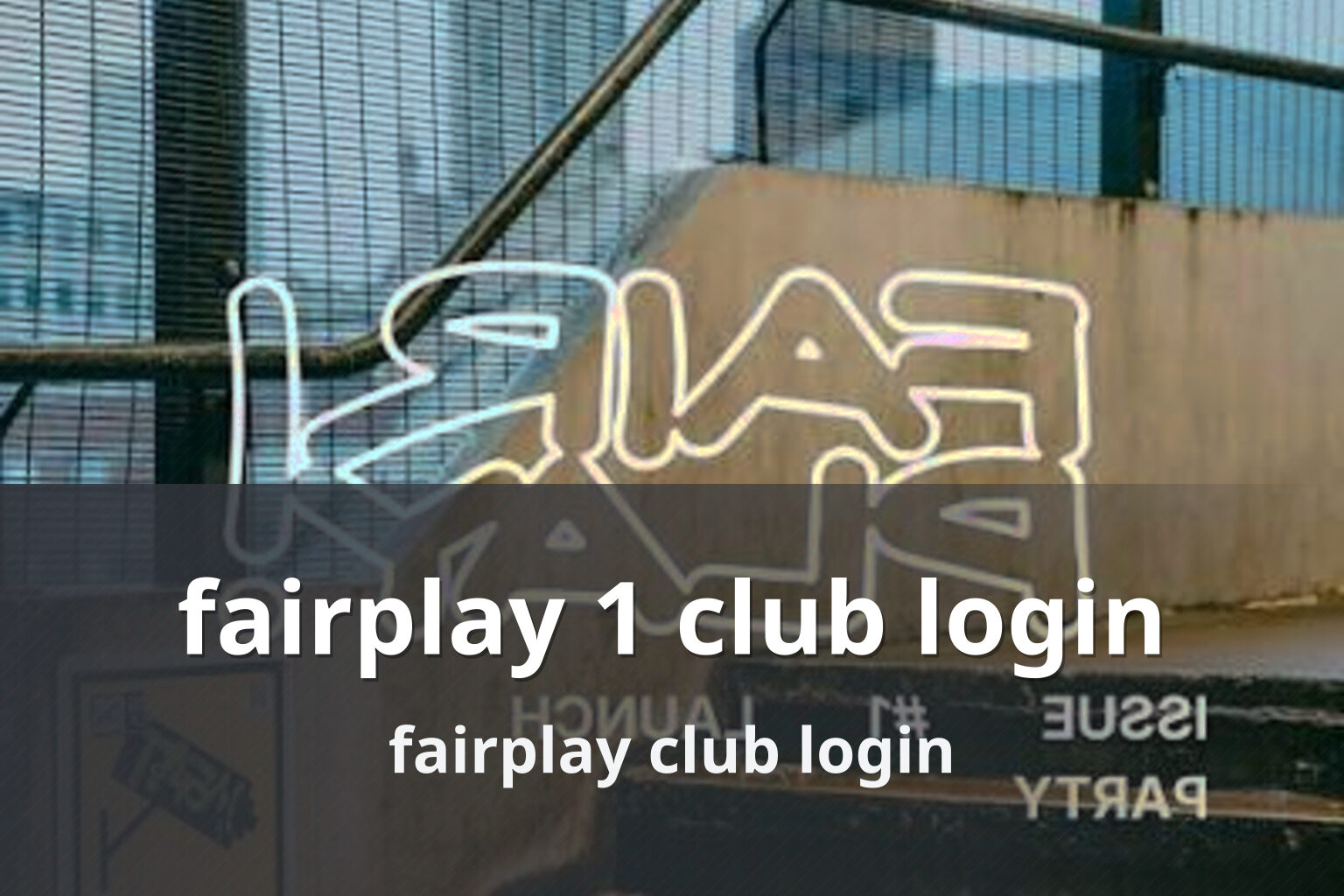 fairplay 1 club login - gaming_brand