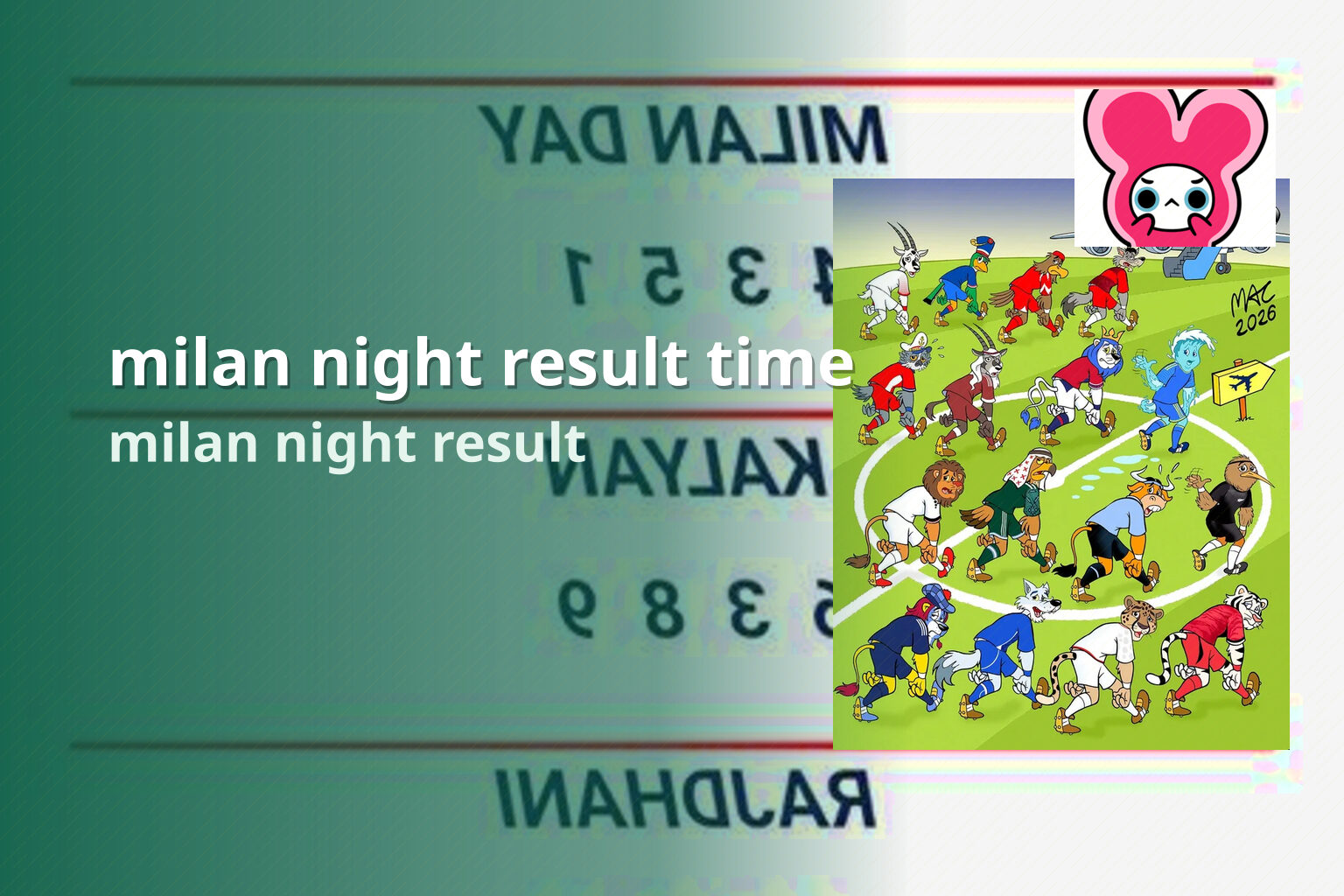 milan night result time milan night result