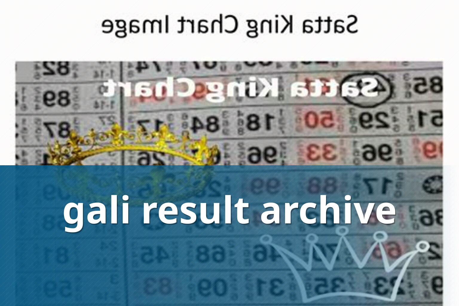 gali result archive - matka_satta