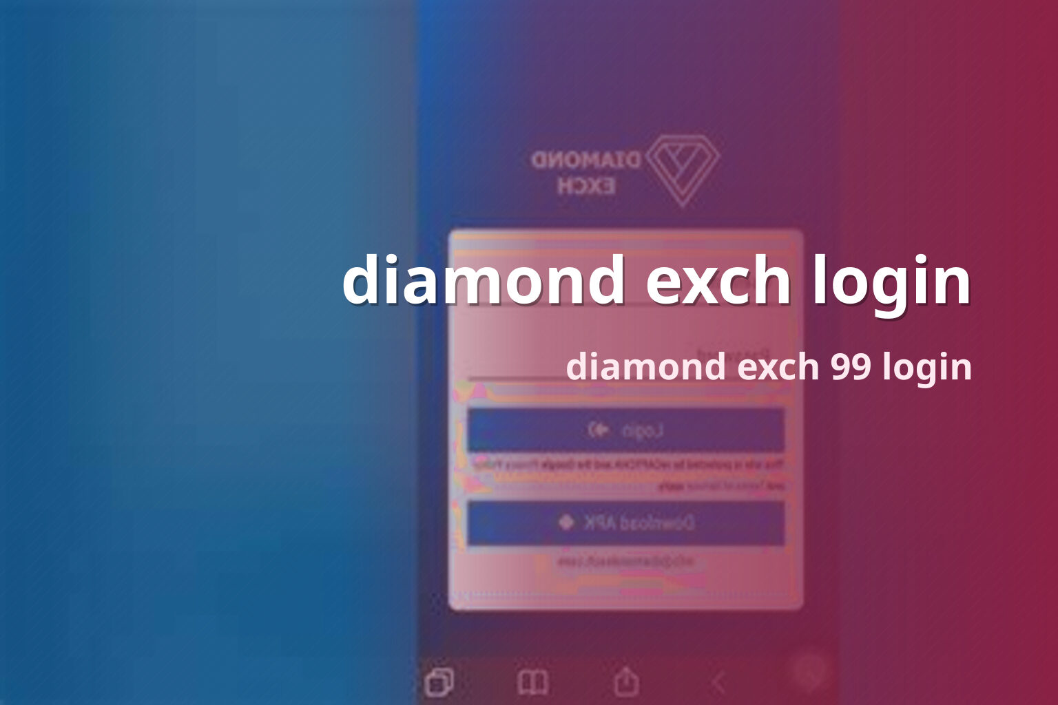 diamond exch login diamond exch 99 login