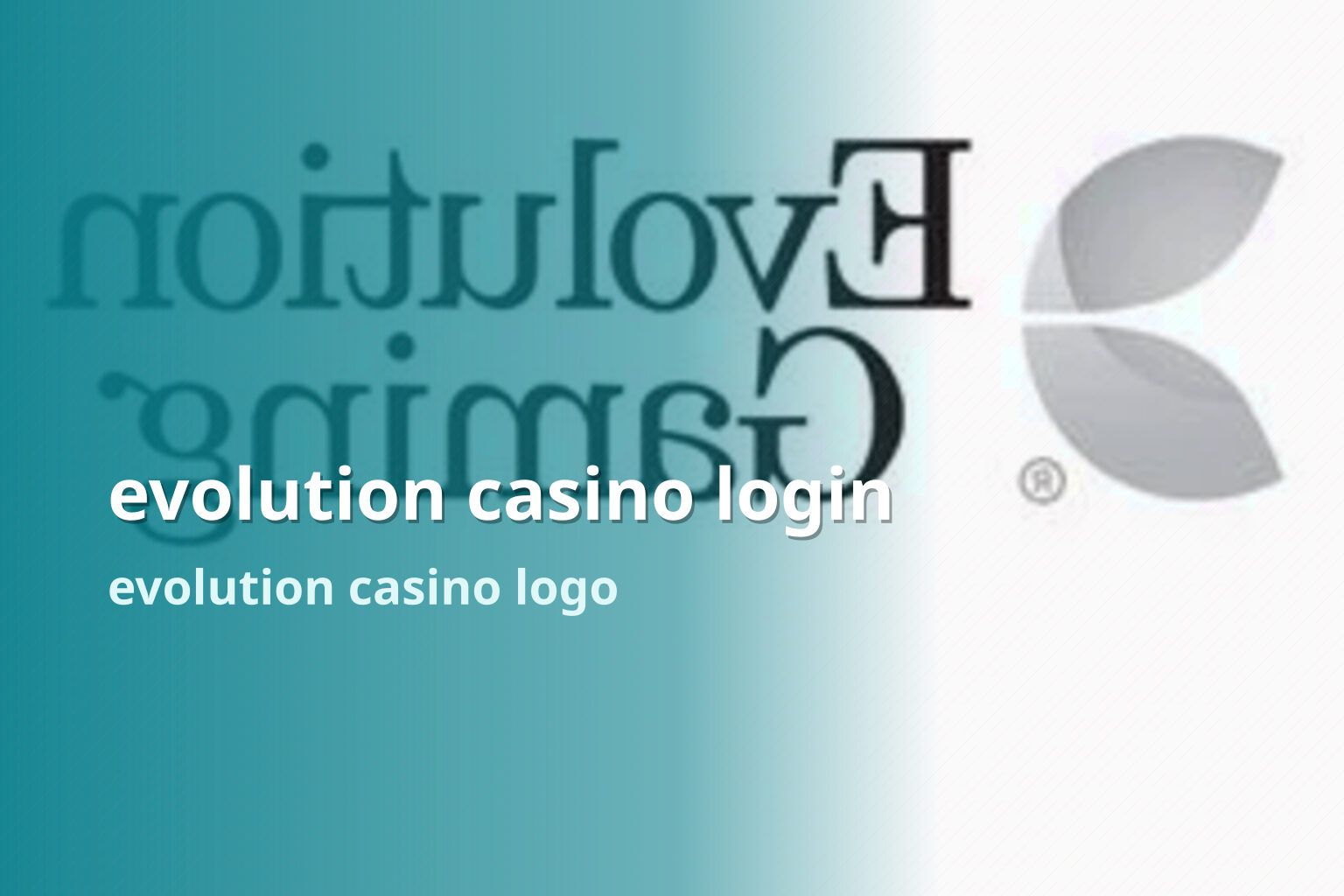 evolution casino login evolution casino logo