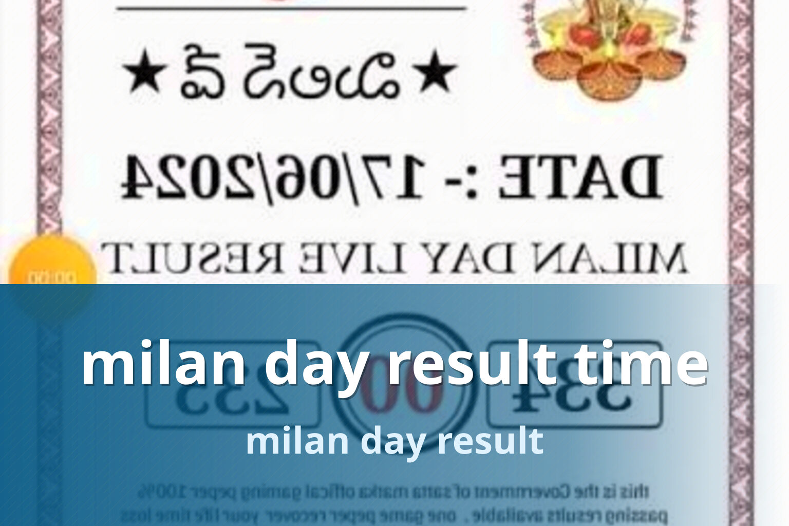 milan day result time - matka_satta
