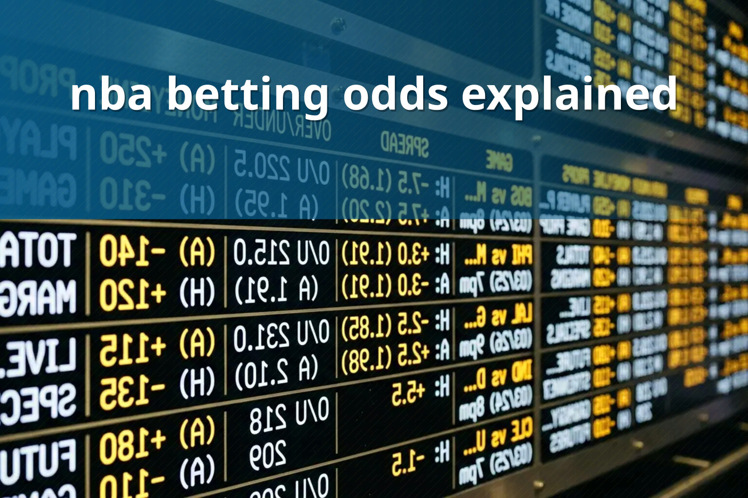 nba betting odds explained - online_gaming