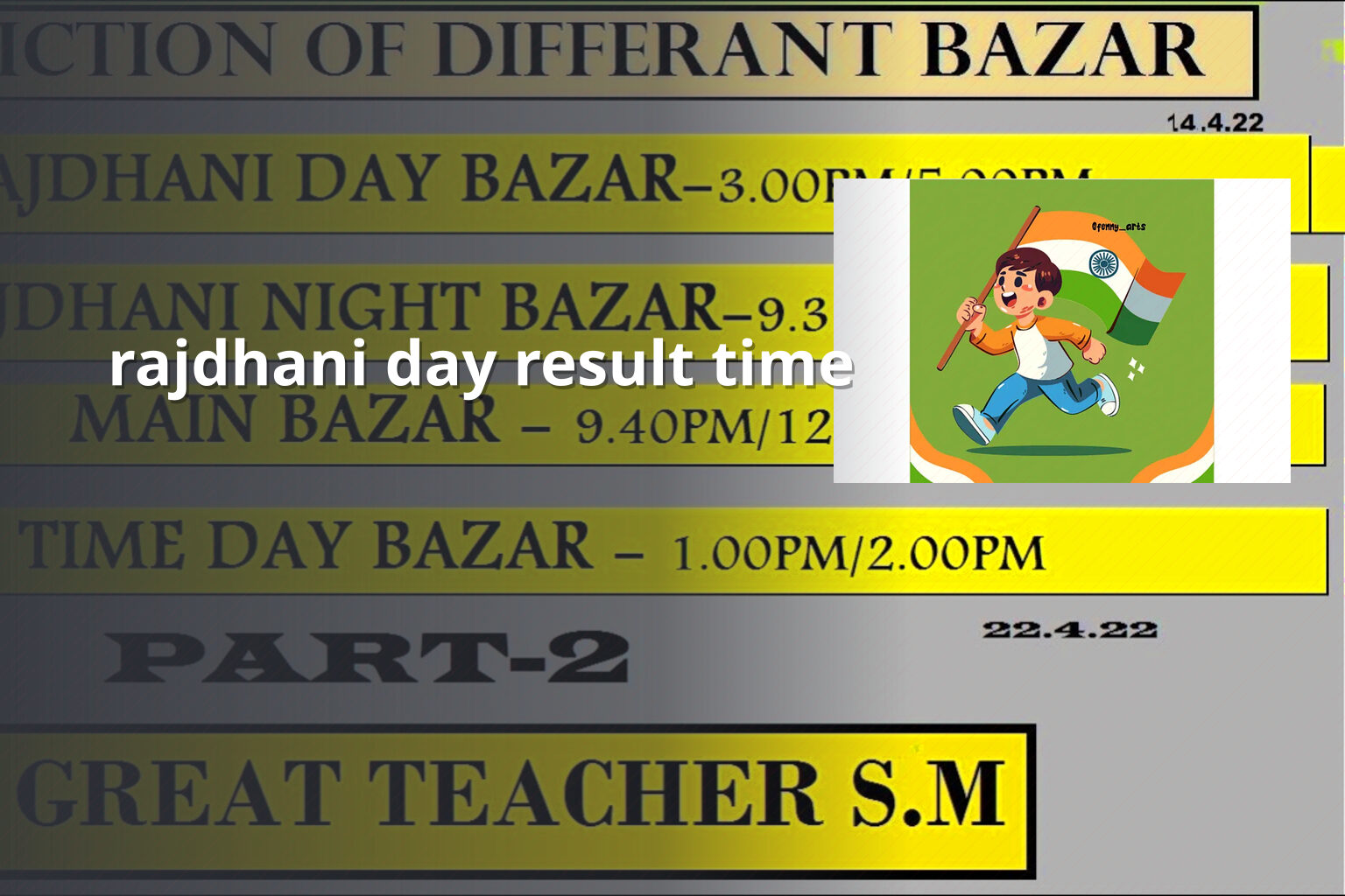rajdhani day result time - matka_satta