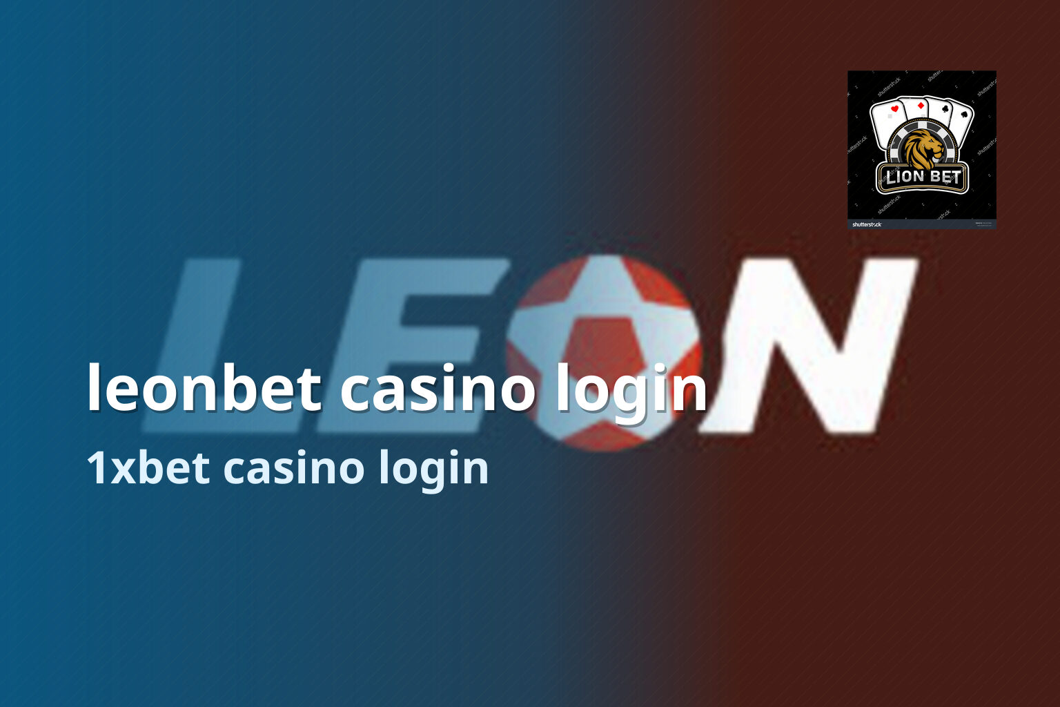 leonbet casino login - gaming_brand