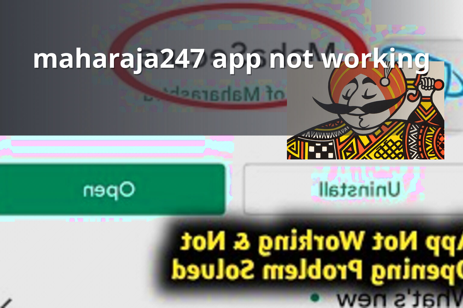 maharaja247 app not working - gaming_brand