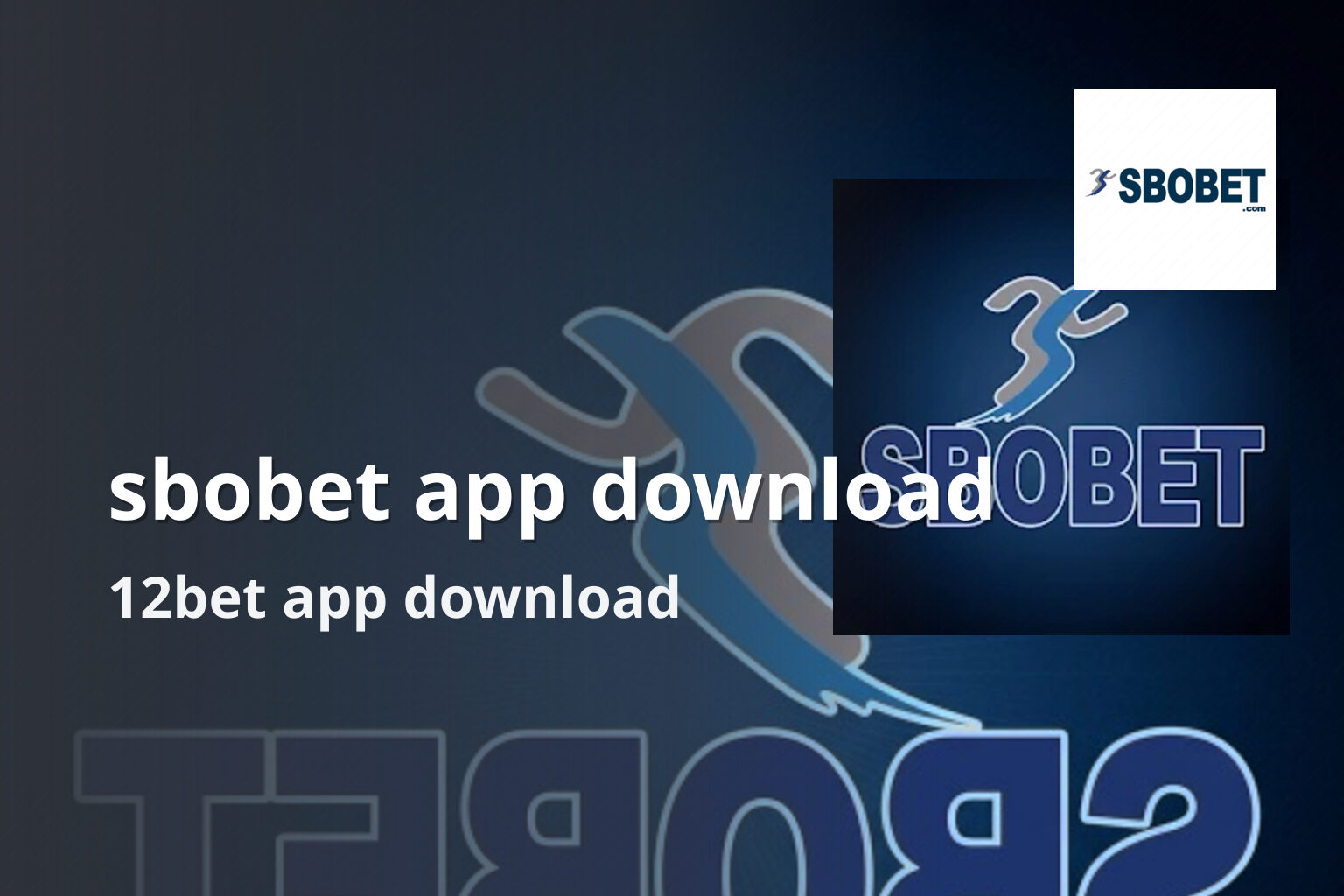 sbobet app download - gaming_brand