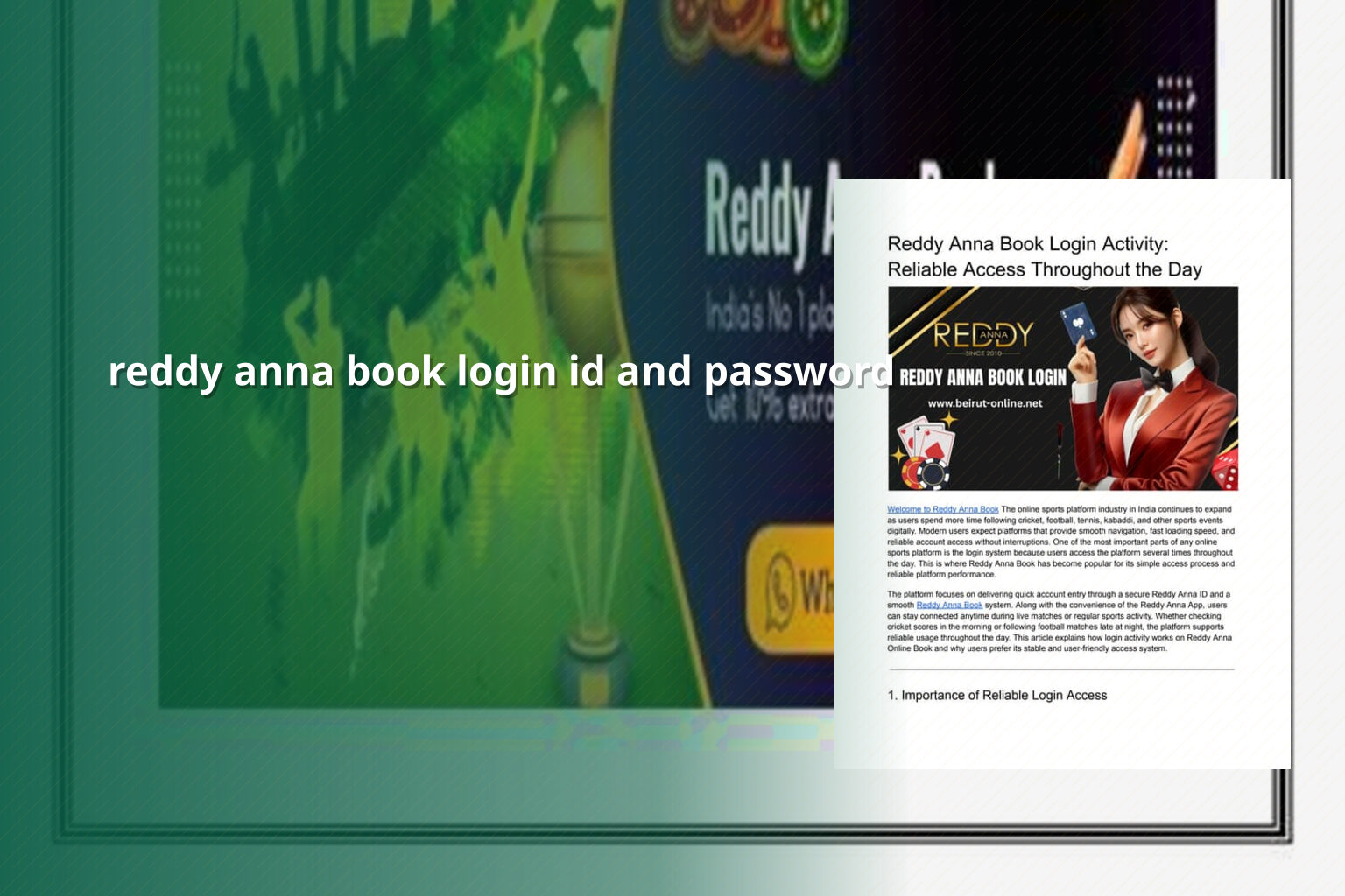 reddy anna book login id and password - gaming_brand