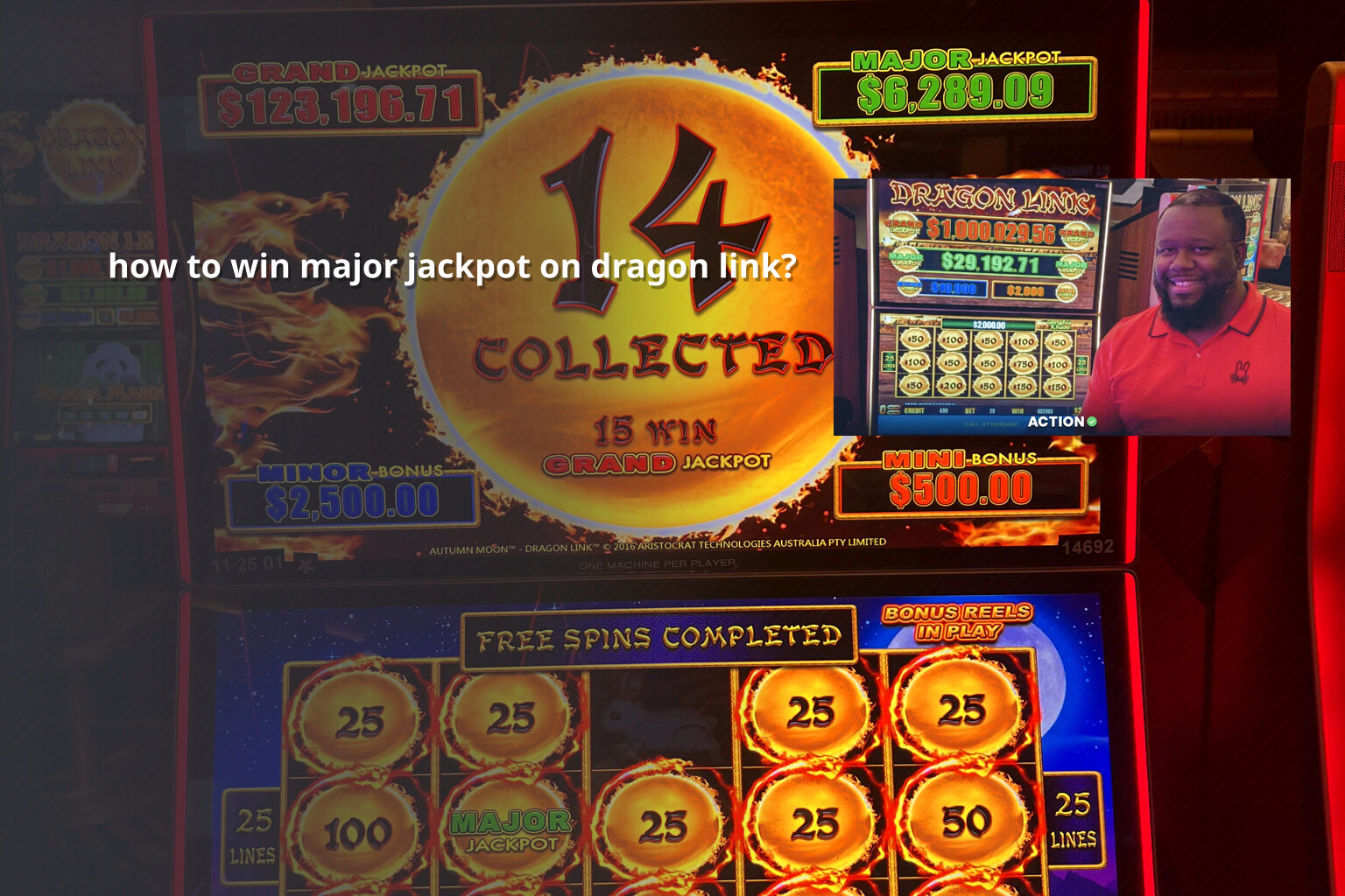 how to win major jackpot on dragon link? - slots