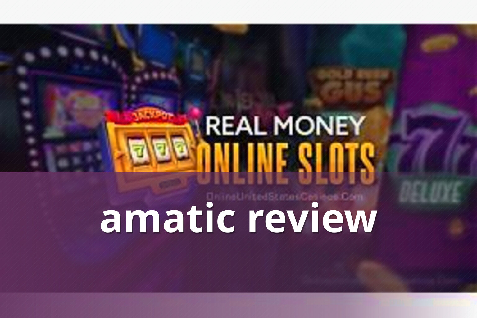 amatic review - gaming_brand