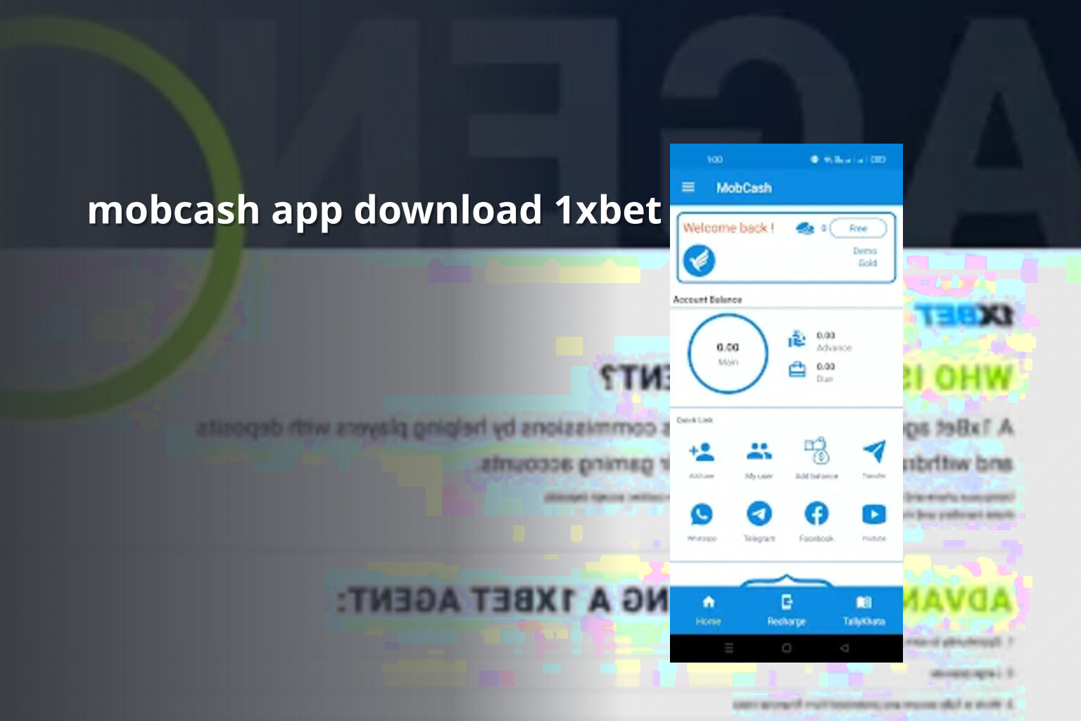 mobcash app download 1xbet - gaming_brand