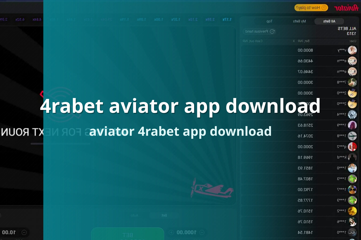 4rabet aviator app download aviator 4rabet app download