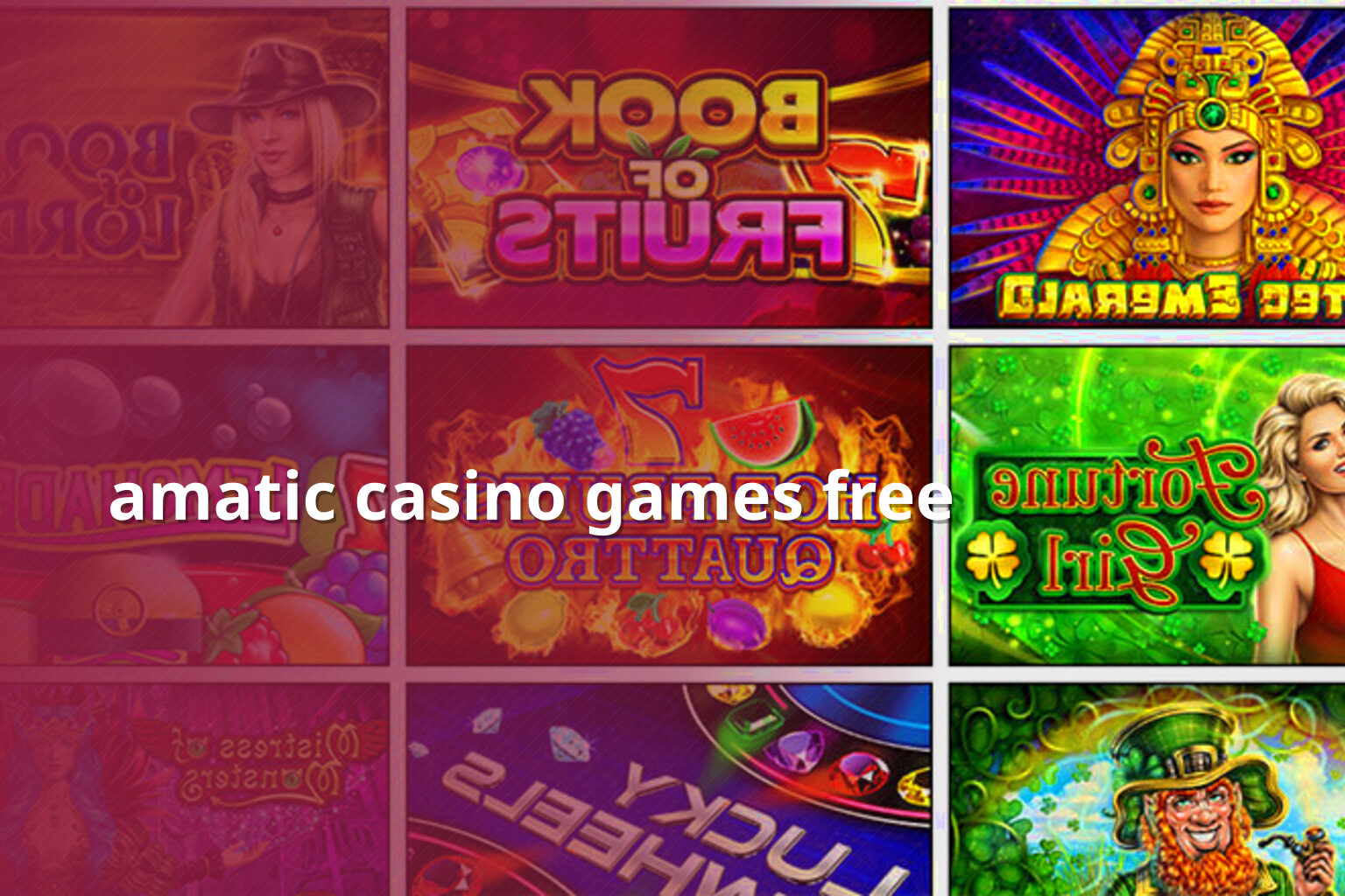 amatic casino games free - slots