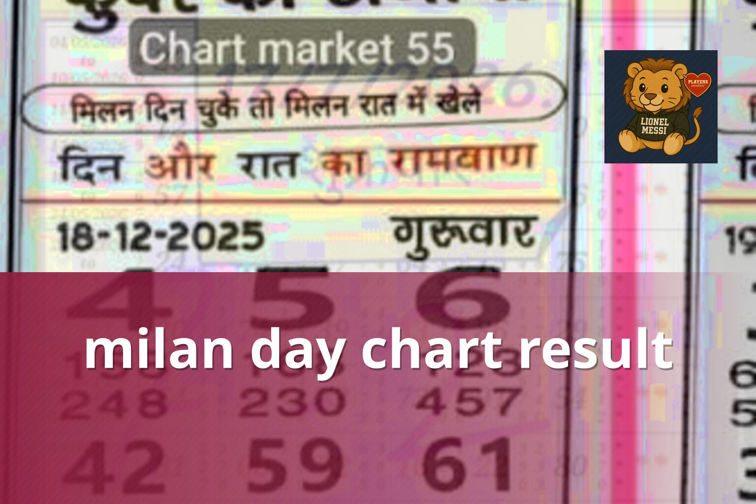 milan day chart result - matka_satta