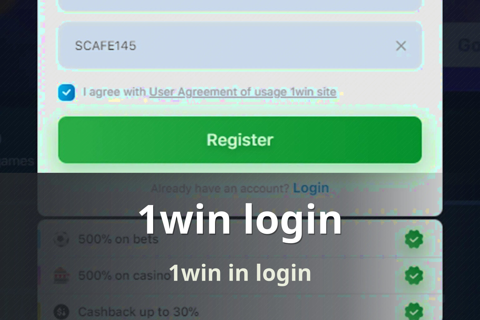 1win login 1win in login