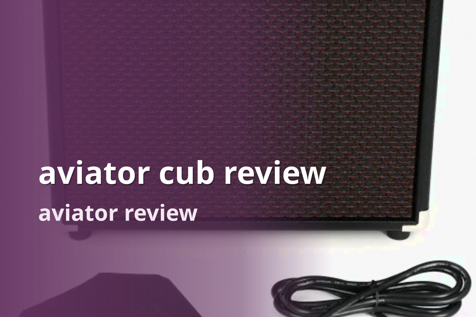 aviator cub review - crash_games