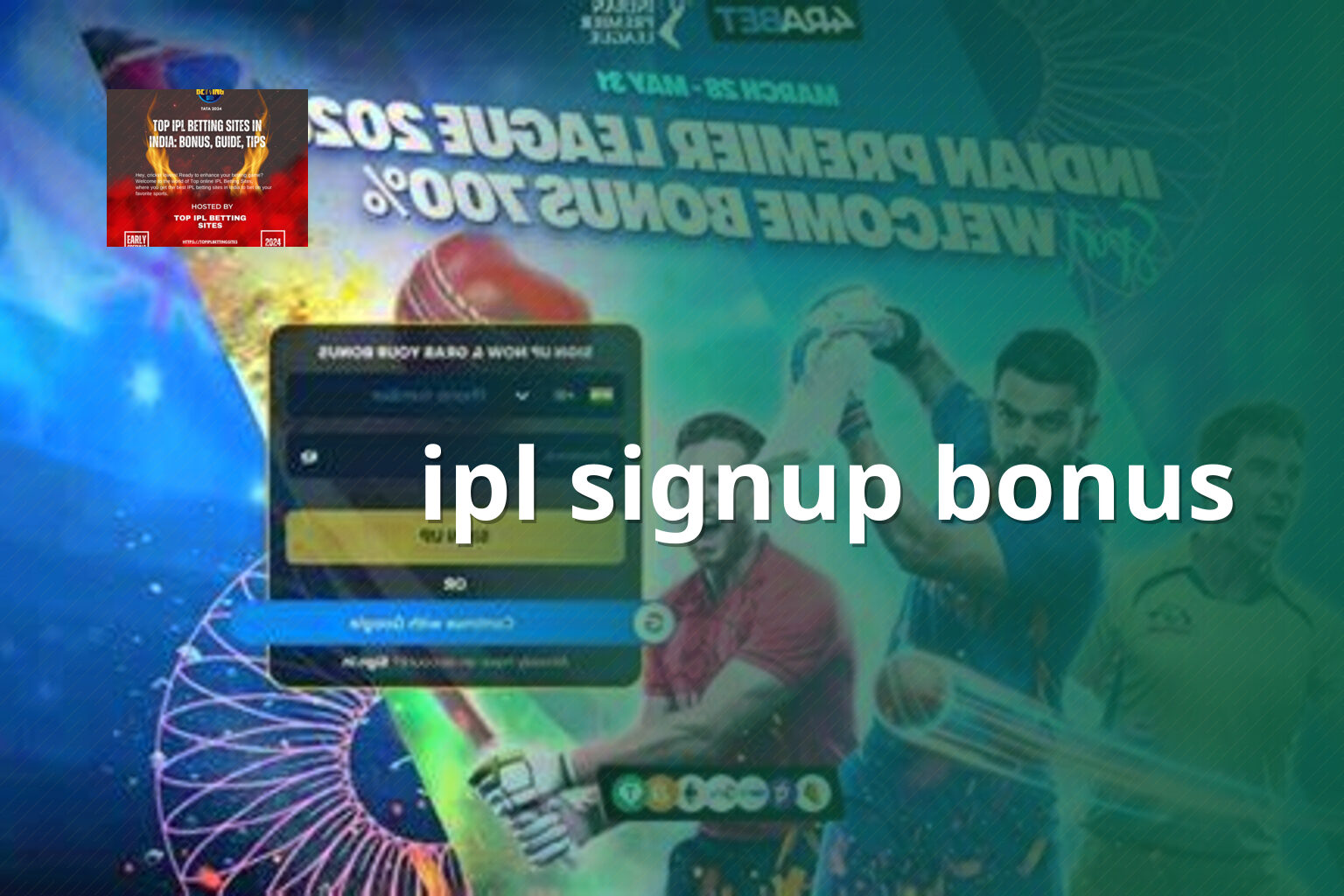 ipl signup bonus - cricket_betting