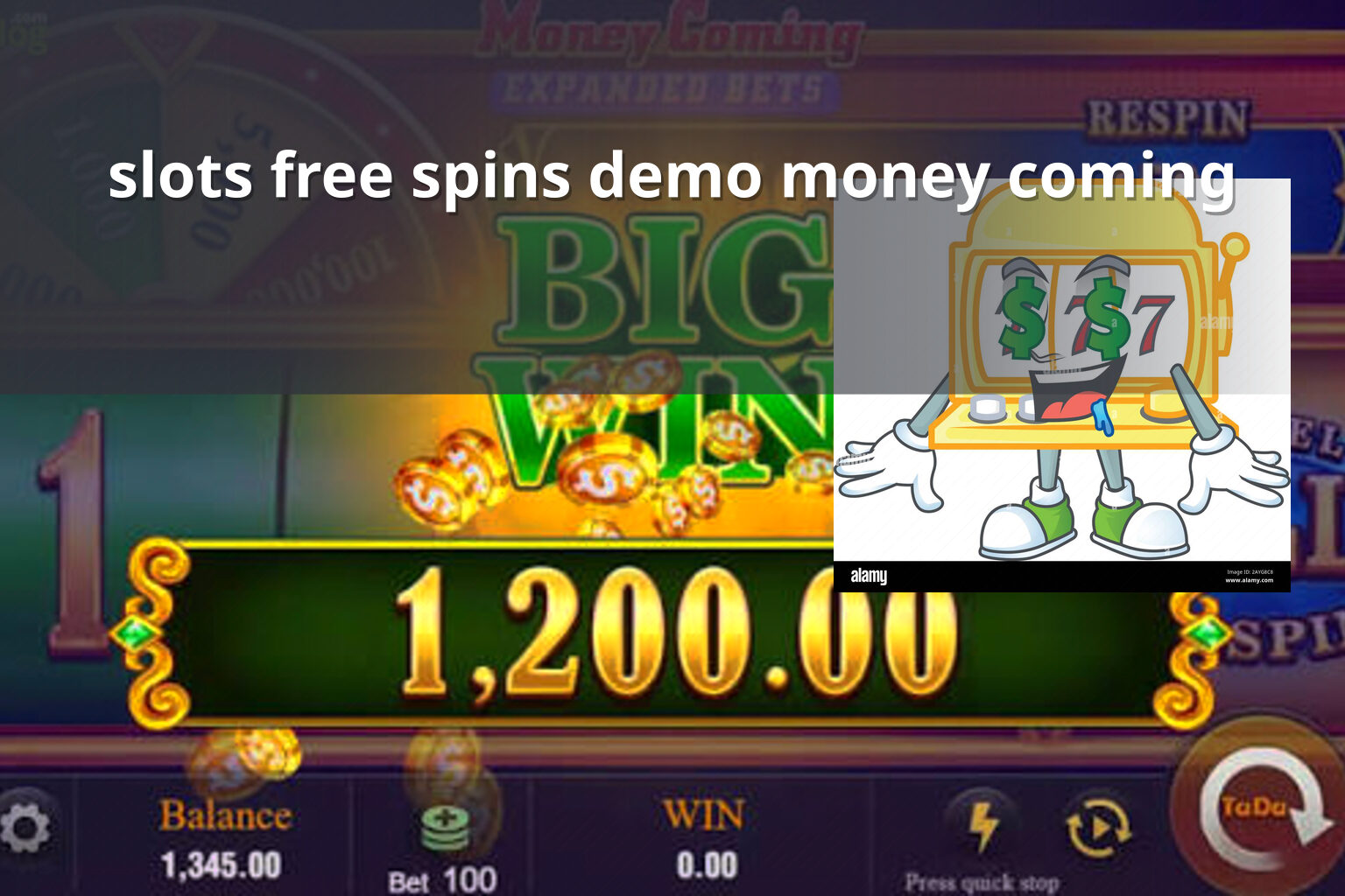slots free spins demo money coming - slots