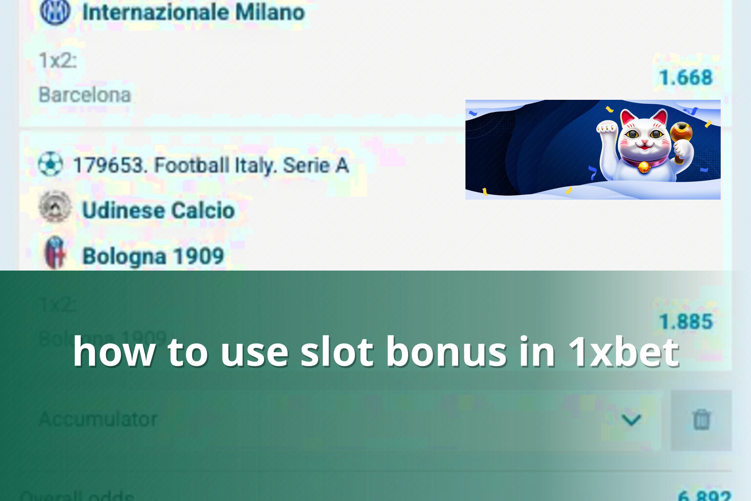 how to use slot bonus in 1xbet - gaming_brand