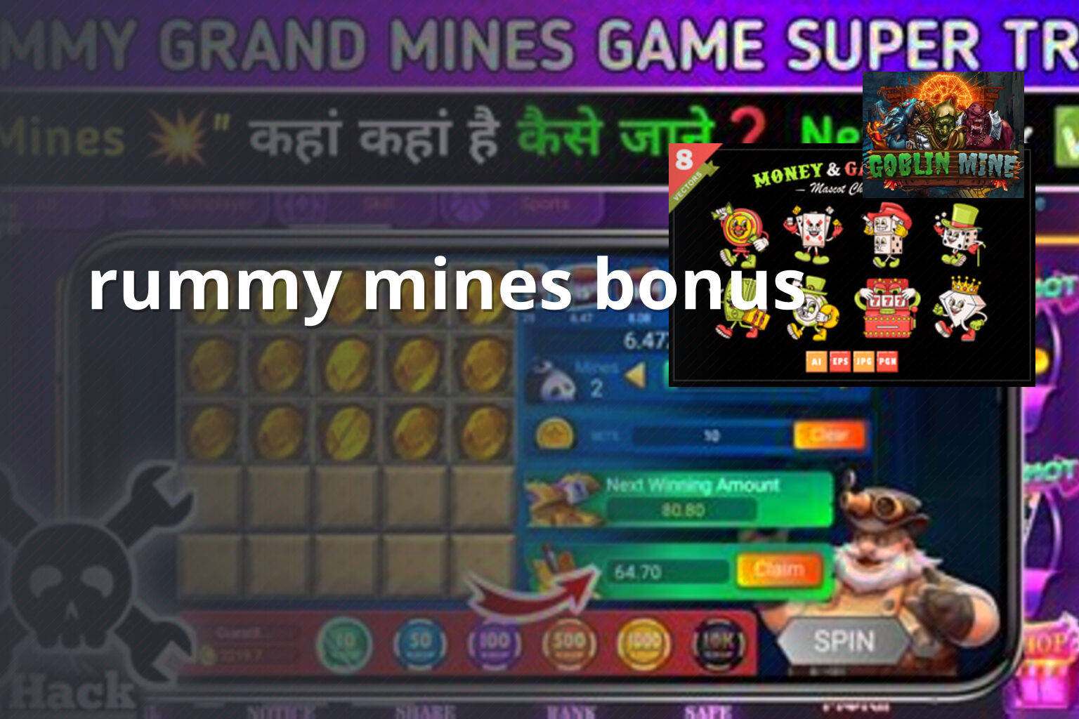 rummy mines bonus - mines_game