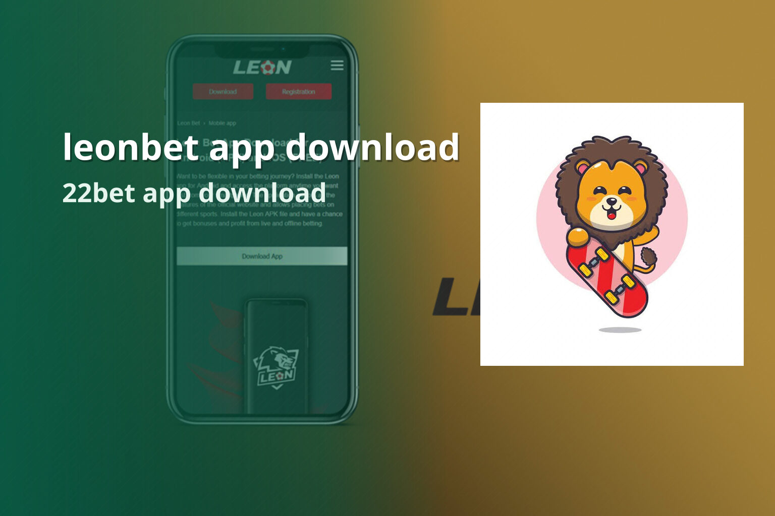 leonbet app download 22bet app download
