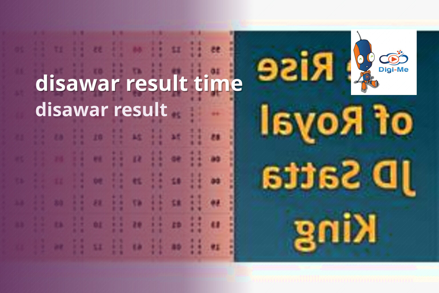disawar result time disawar result