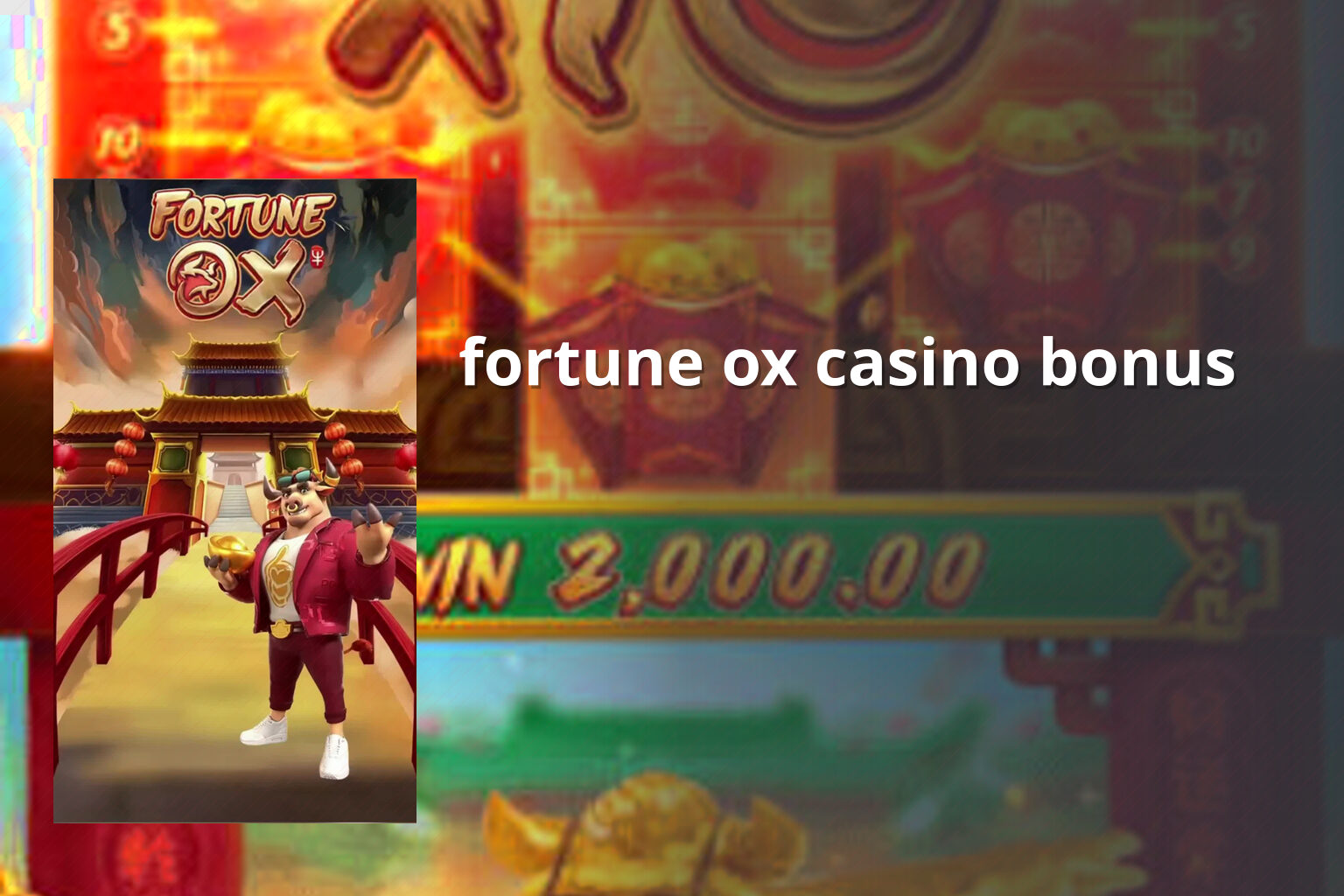 fortune ox casino bonus - slots