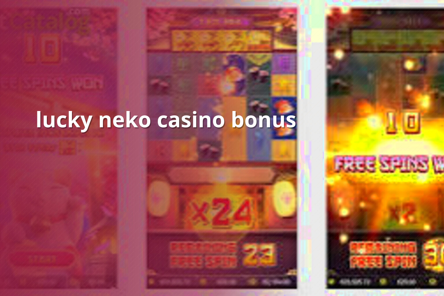 lucky neko casino bonus - casino