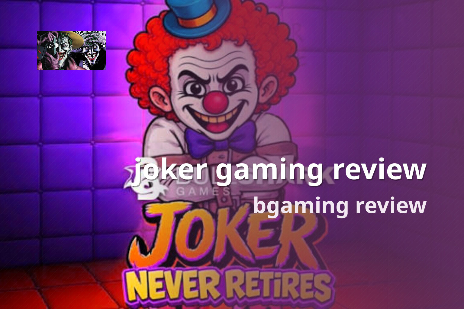joker gaming review bgaming review