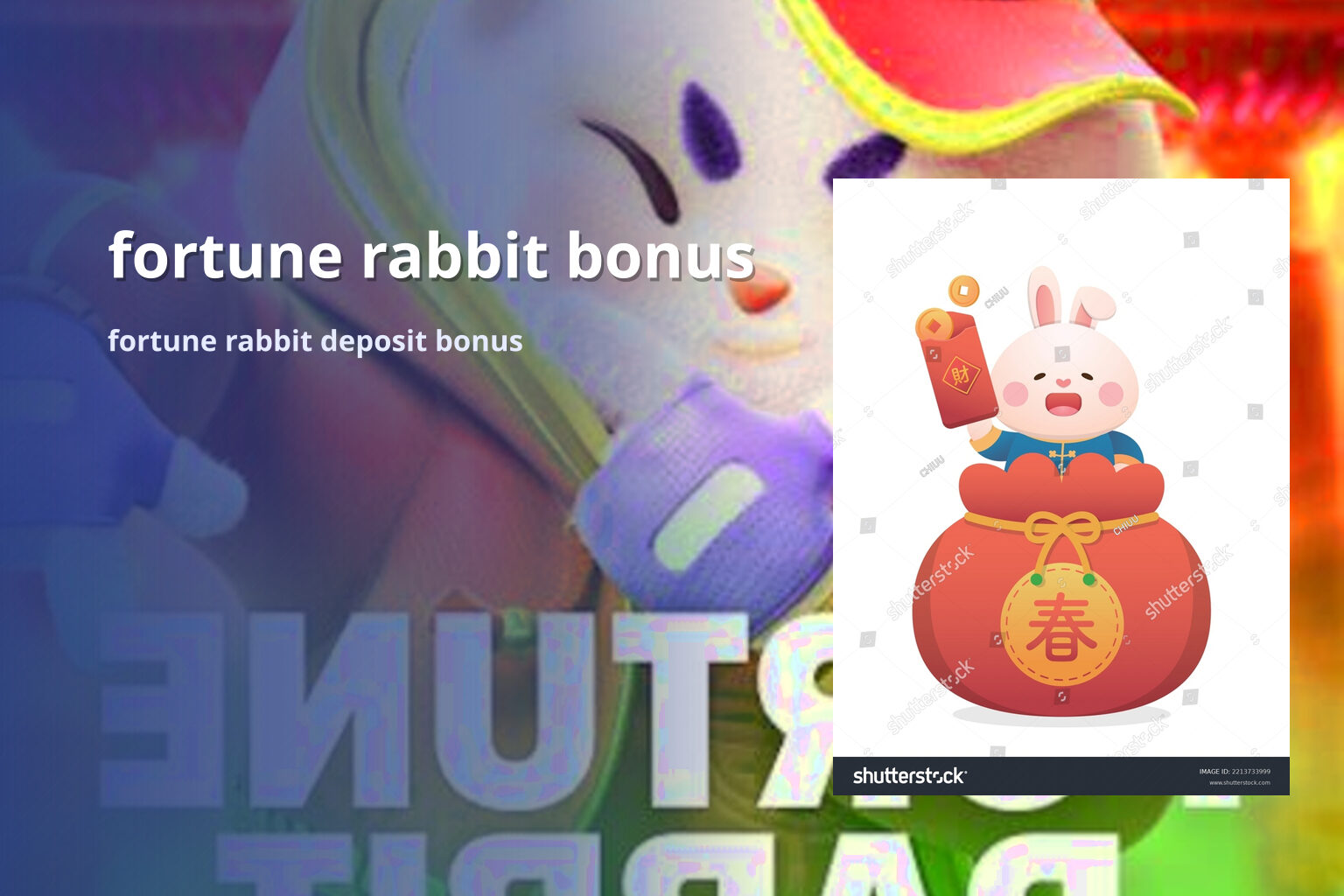 fortune rabbit bonus fortune rabbit deposit bonus