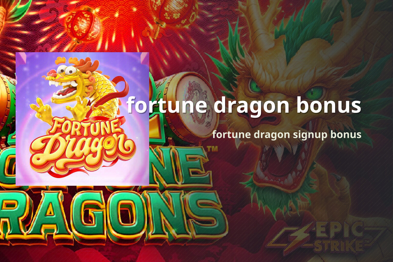 fortune dragon bonus fortune dragon signup bonus