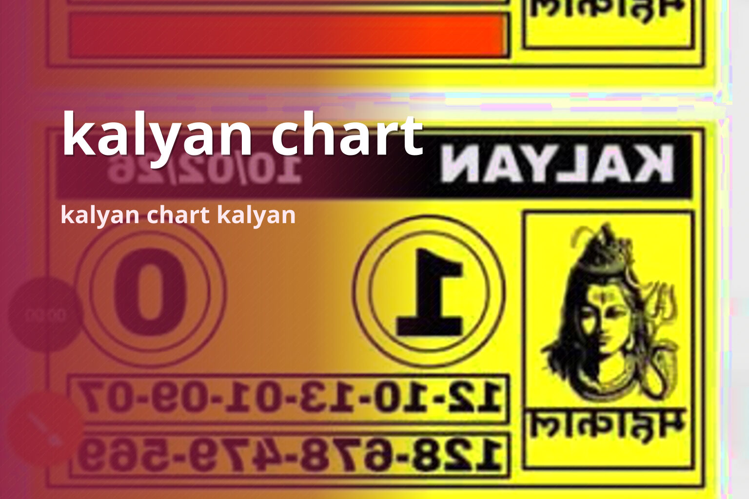 kalyan chart kalyan chart kalyan