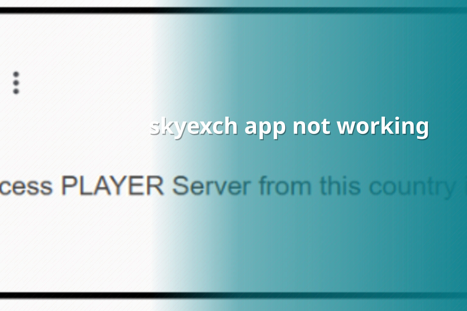 skyexch app not working - gaming_brand
