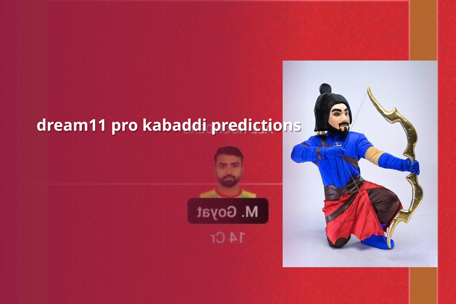 dream11 pro kabaddi predictions - sportsbook