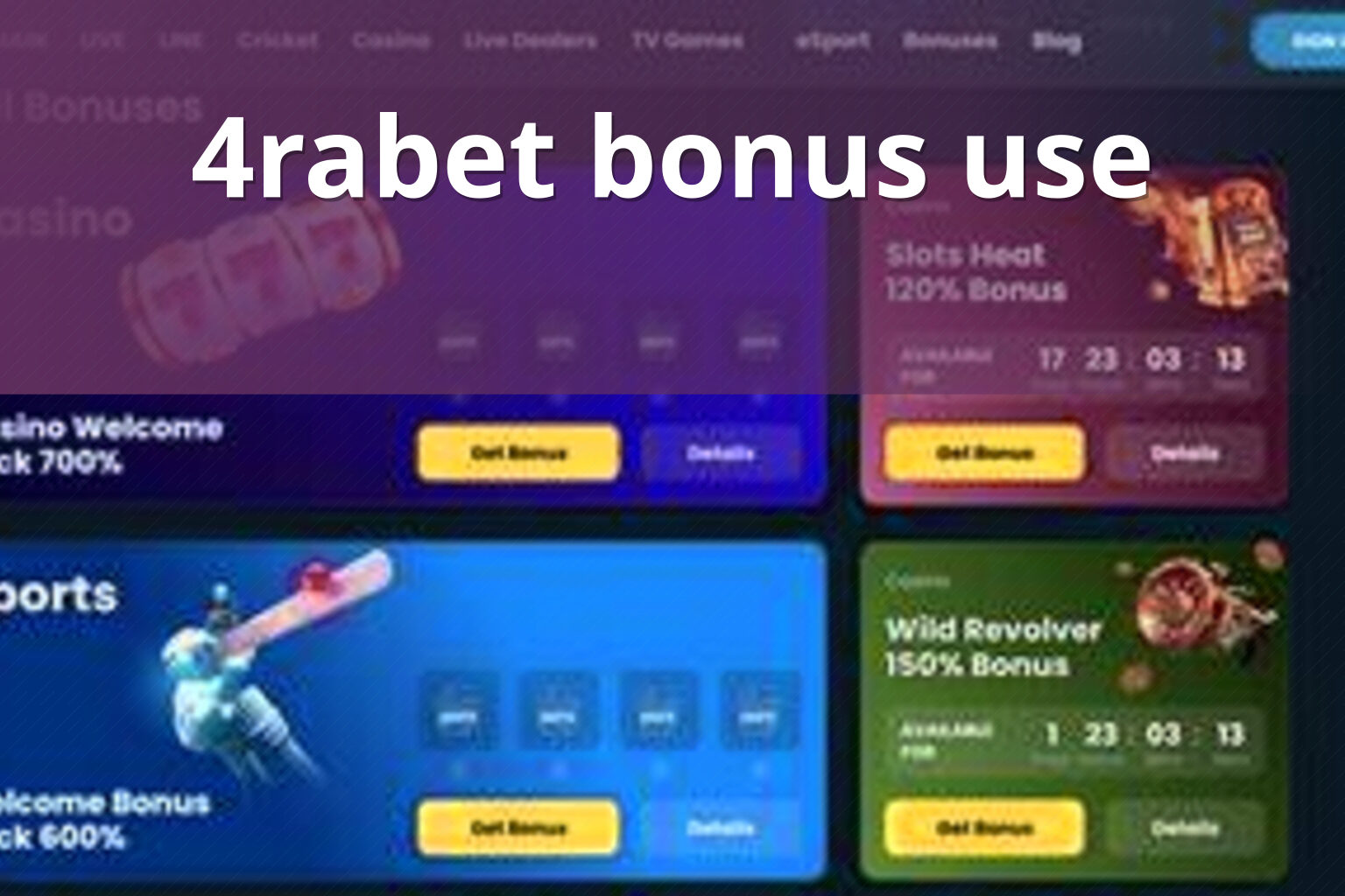 4rabet bonus use - gaming_brand