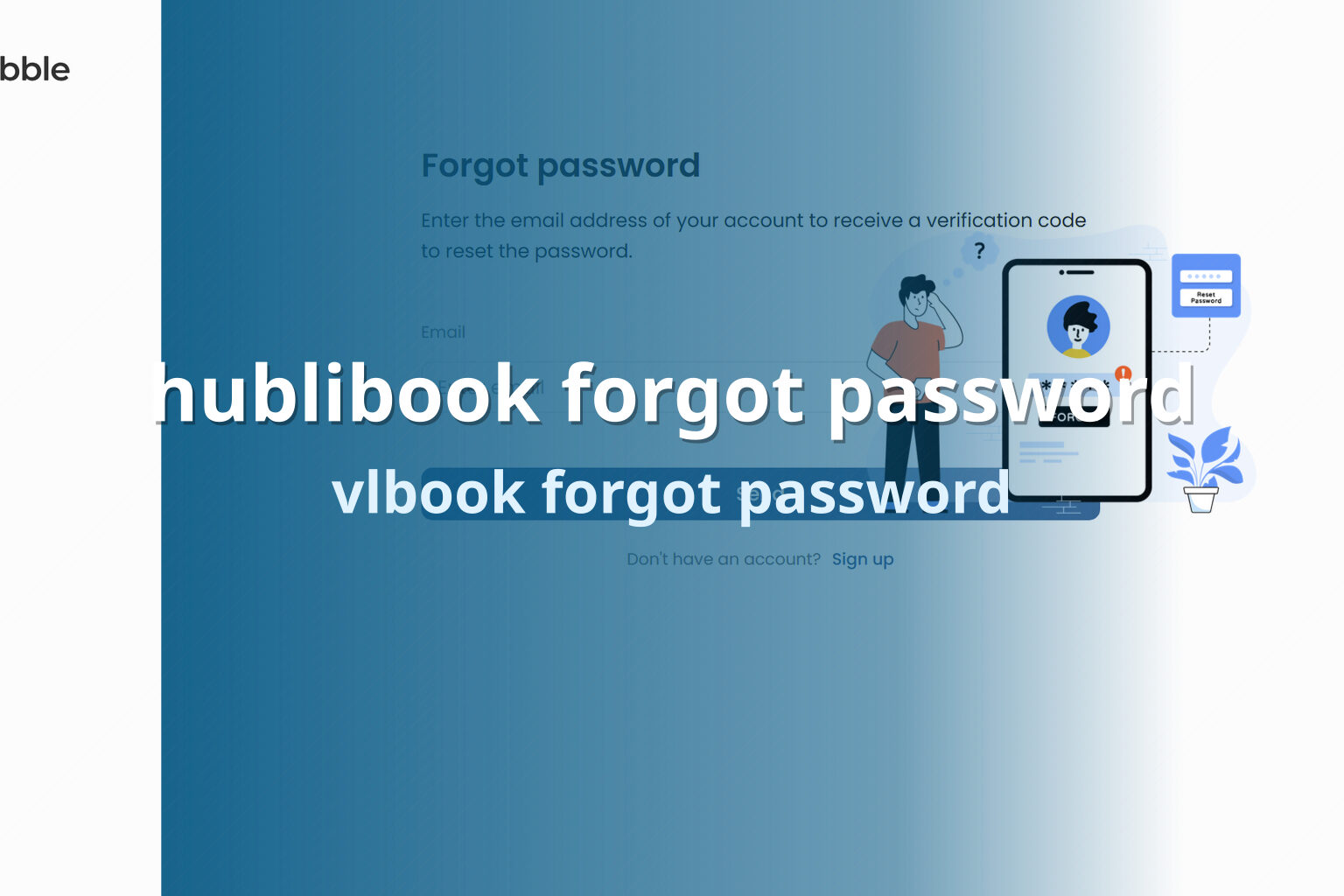 hublibook forgot password vlbook forgot password