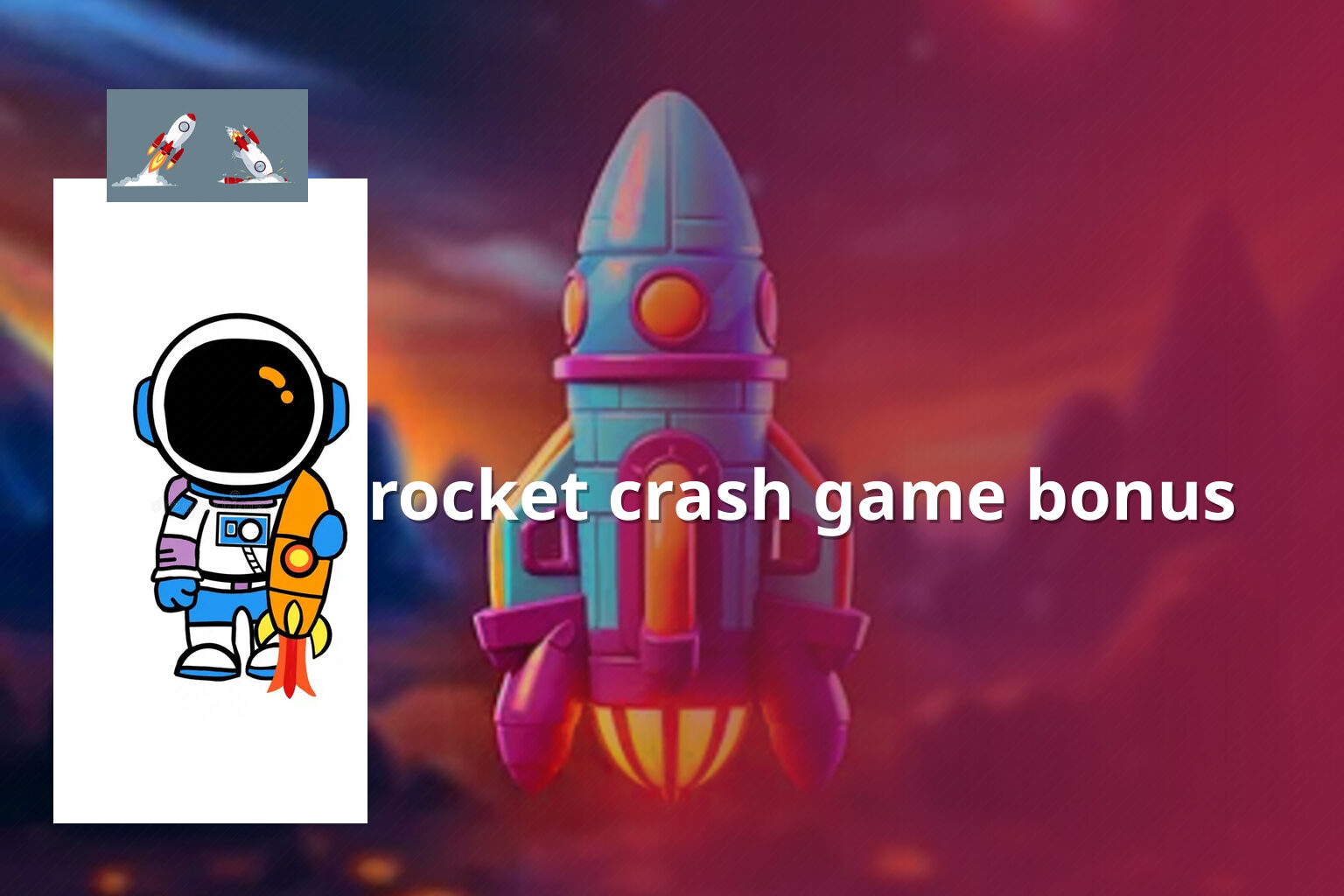rocket crash game bonus - crash_games