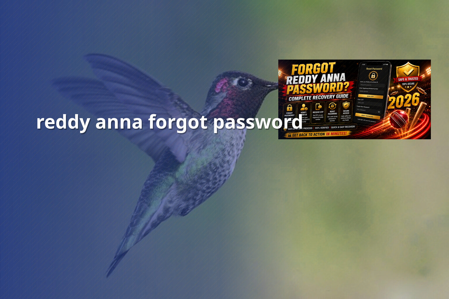 reddy anna forgot password - gaming_brand