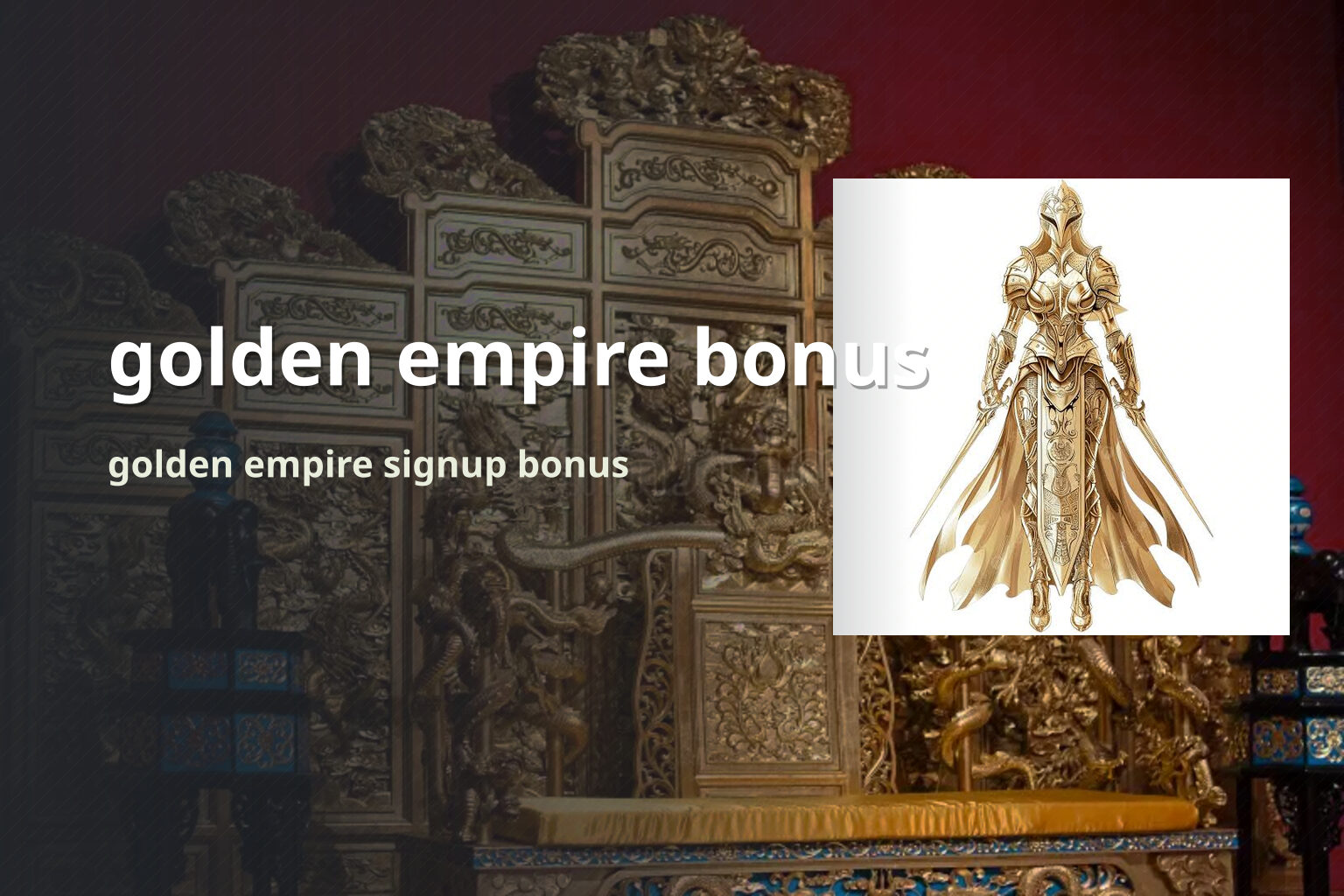 golden empire bonus golden empire signup bonus